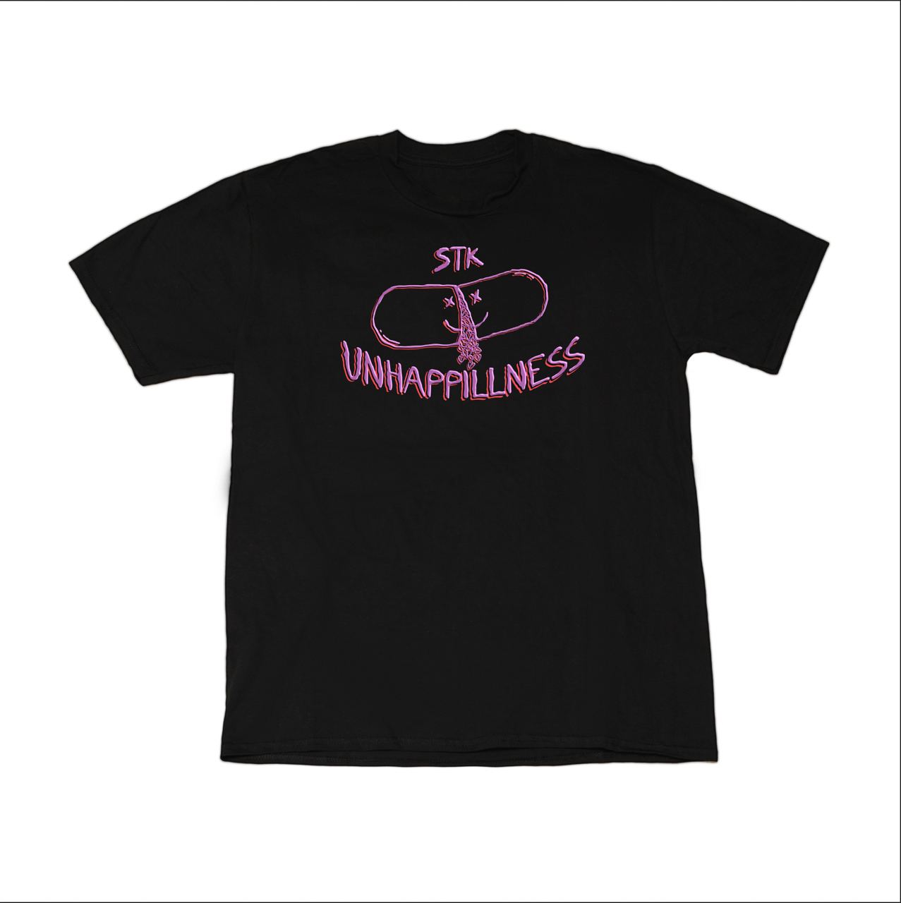 T-Shirt STK ''Unhappillness'' Black