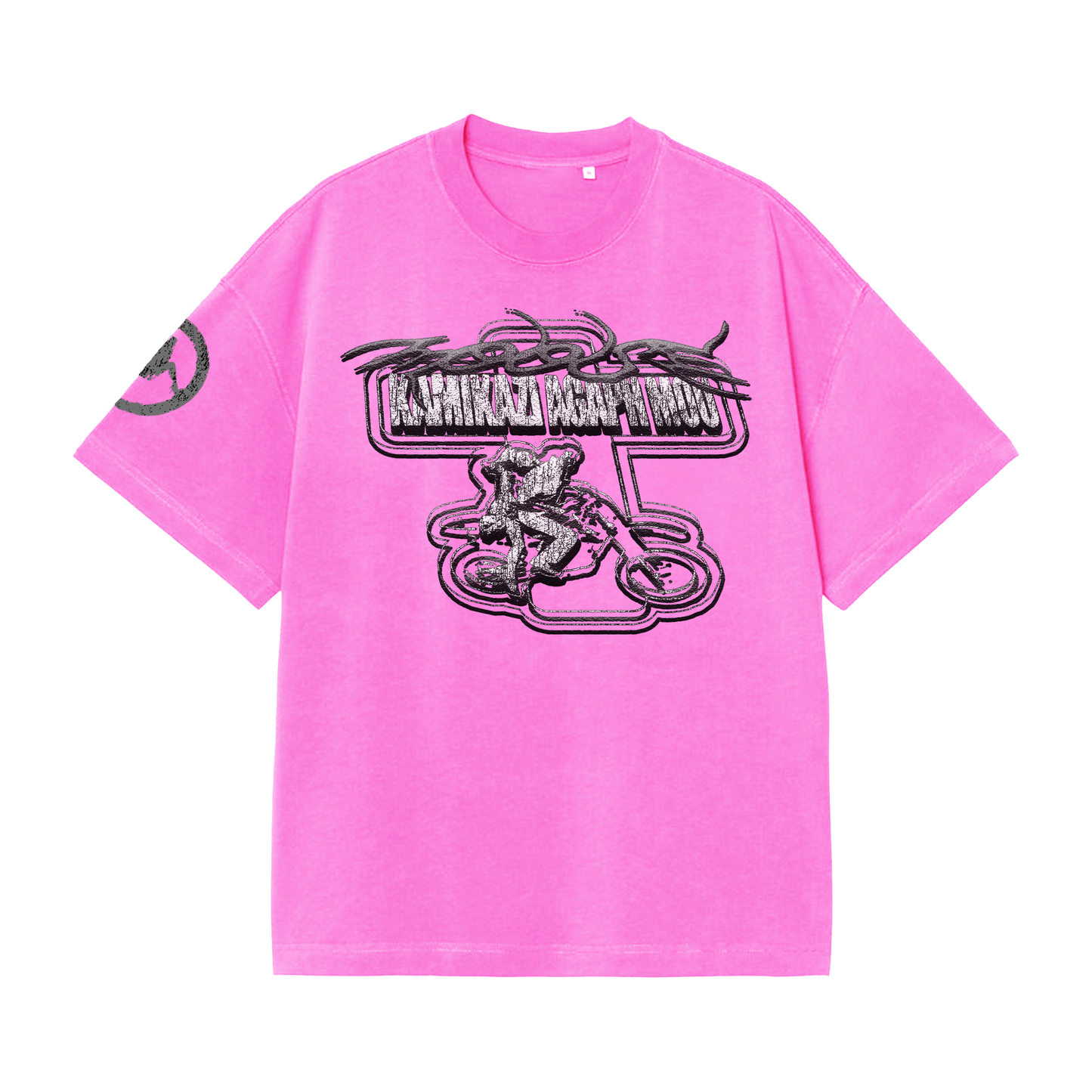 Pre Order - T-Shirt Moose "Kamikazi Agapi Mou" Pink