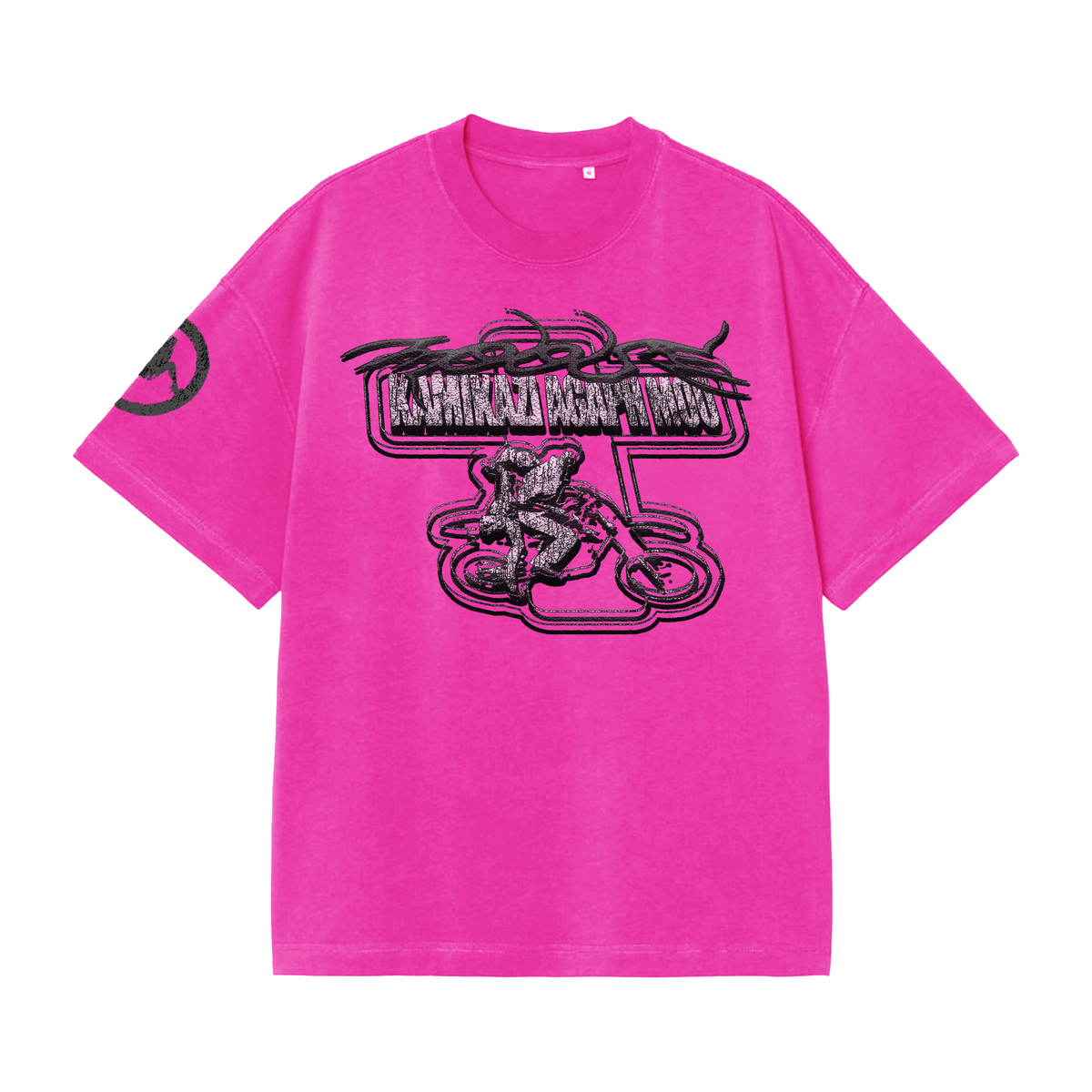 T-Shirt Moose "Kamikazi Agapi Mou" Pink