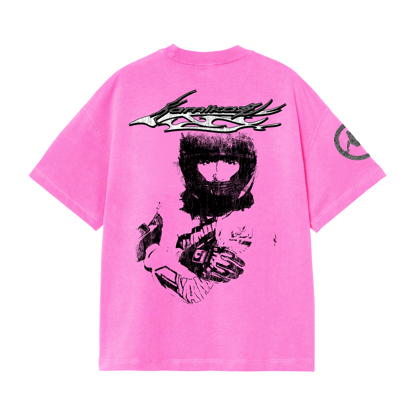 Pre Order - T-Shirt Moose "Kamikazi Agapi Mou" Pink