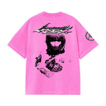 Pre Order - T-Shirt Moose "Kamikazi Agapi Mou" Pink