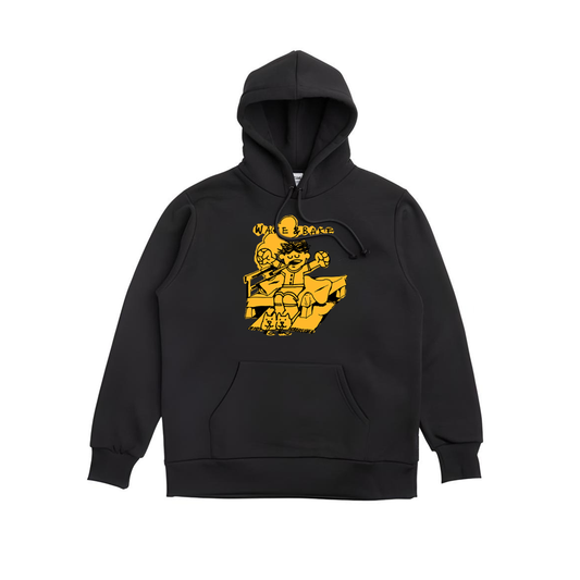 Hoodie "Wake & Bake" Black