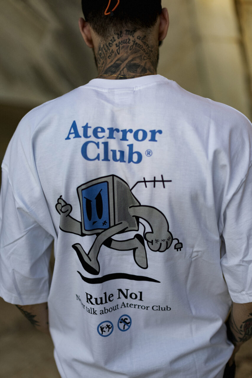 ΑΤΕ T-Shirt White “ATERROR CLUB”