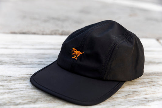 5 Panel ATE The Black “Unique Cap” With Orange