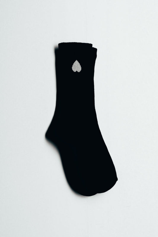 Sock No Love Black Logo