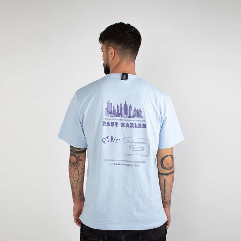 T-Shirt Pins ‘East Harlem’ Blue