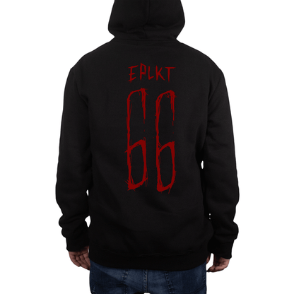 Hoodie ΕΠΛΚΤ Black With Red