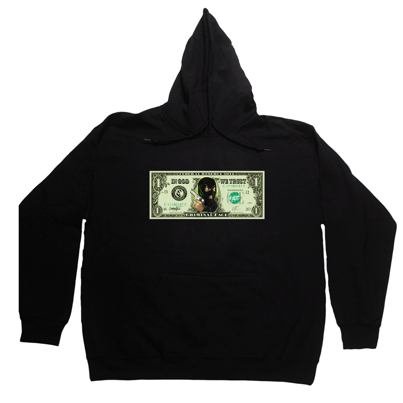 Hoodie Criminal Face (Dollar)