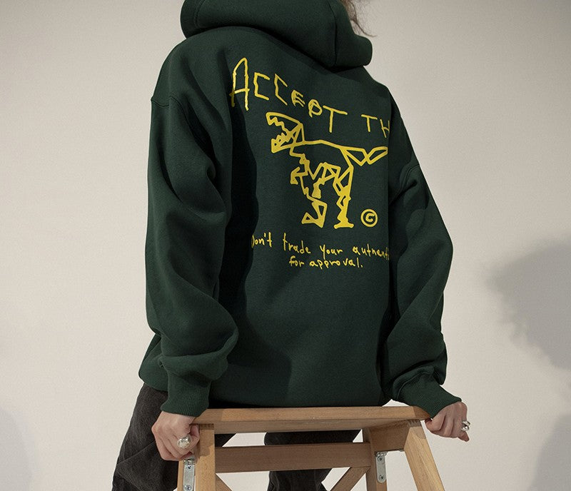 Hoodie ΑΤΕ Green/Yellow “ACCEPT THE ERROR”