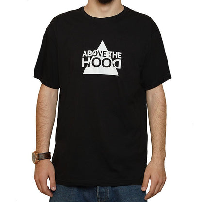 T-Shirt Above The Hood Black White Logo
