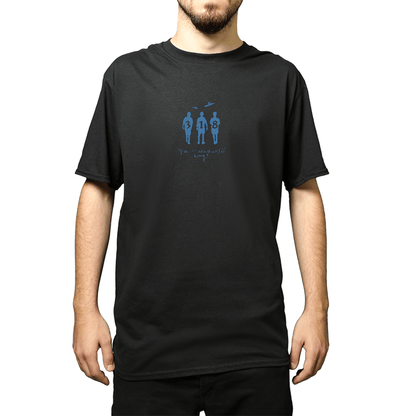 T-Shirt Long3 Black 318 Blue
