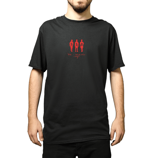 T-Shirt Long3 Black 318 Red