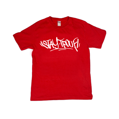 T-Shirt Trouf Red White Logo (Stay Trouf)