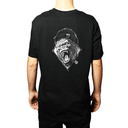 T-Shirt 12os Pithikos Number Twelve (Gorilla) Black