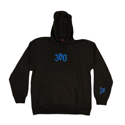 Hoodie JV ''360'' Black With Blue