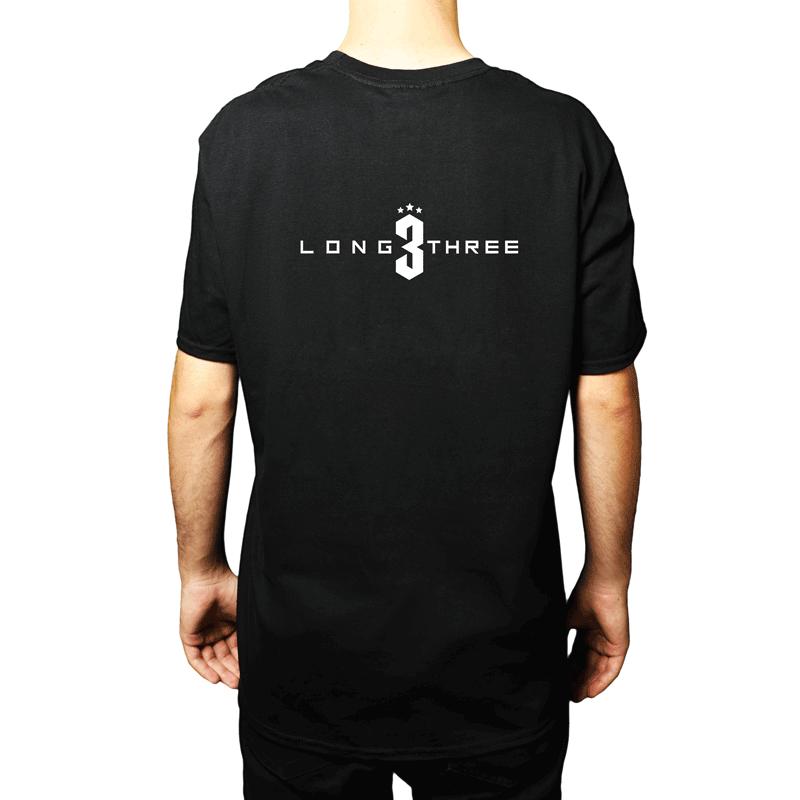 T-Shirt Long3 Black