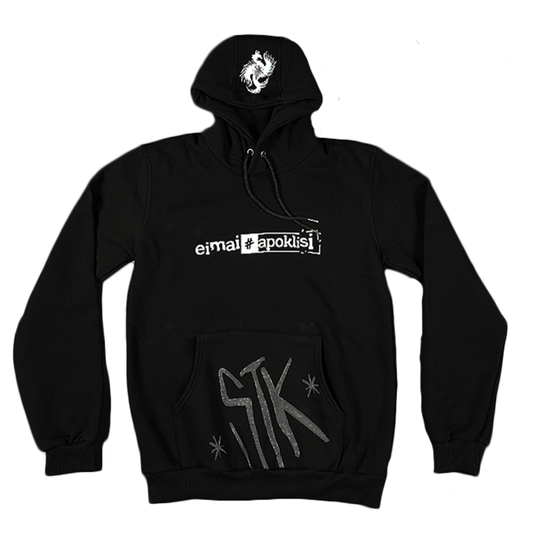 Hoodie STK Black ''Apoklisi''