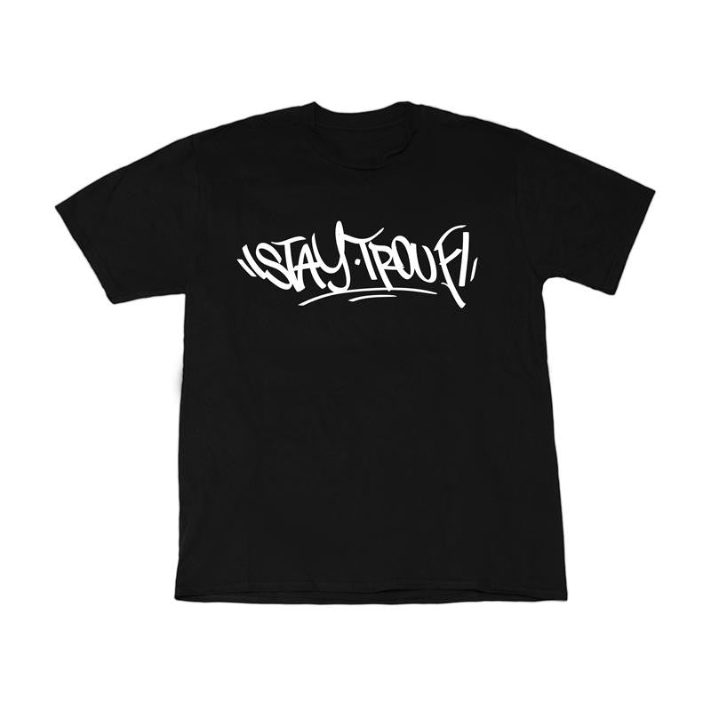 T-Shirt Trouf Black White Logo (Stay Trouf)