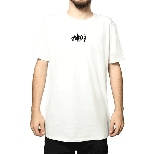 T-Shirt Jamrock White with Black Logo