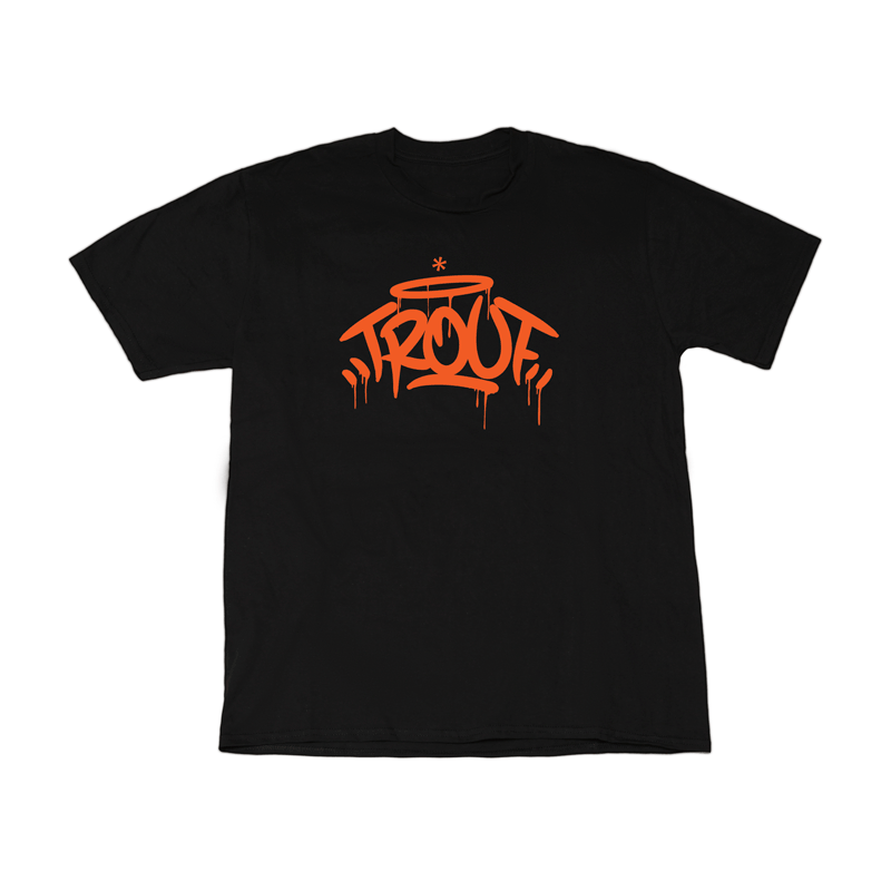 T-Shirt Trouf Dreams Black With Orange